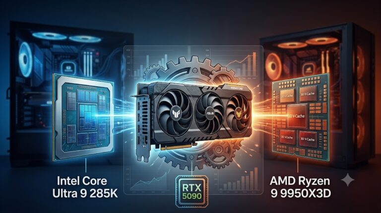 AMD Ryzen 9 9950X3D | Core Ultra 9 285K