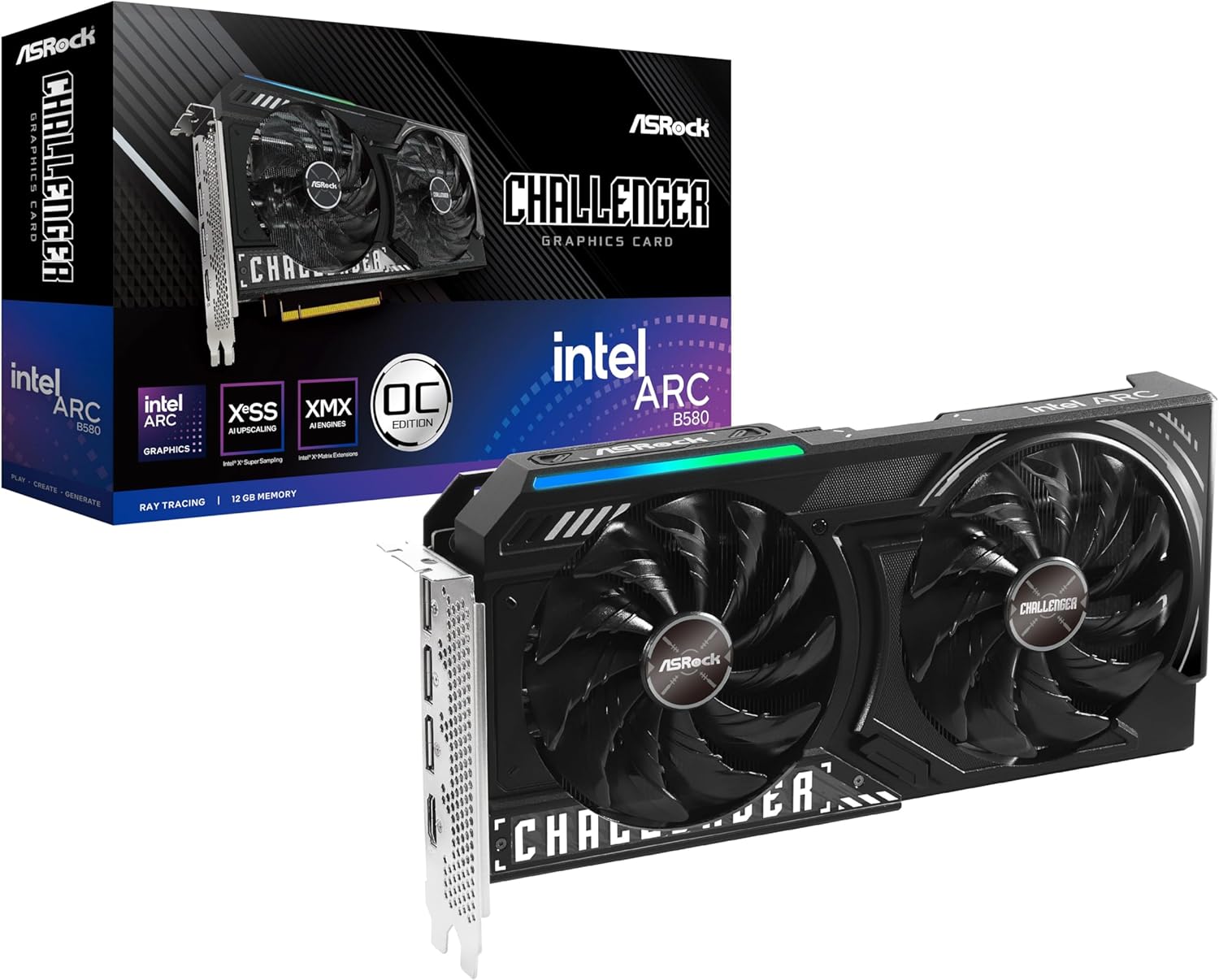 Intel Arc B580 12GB graphics card